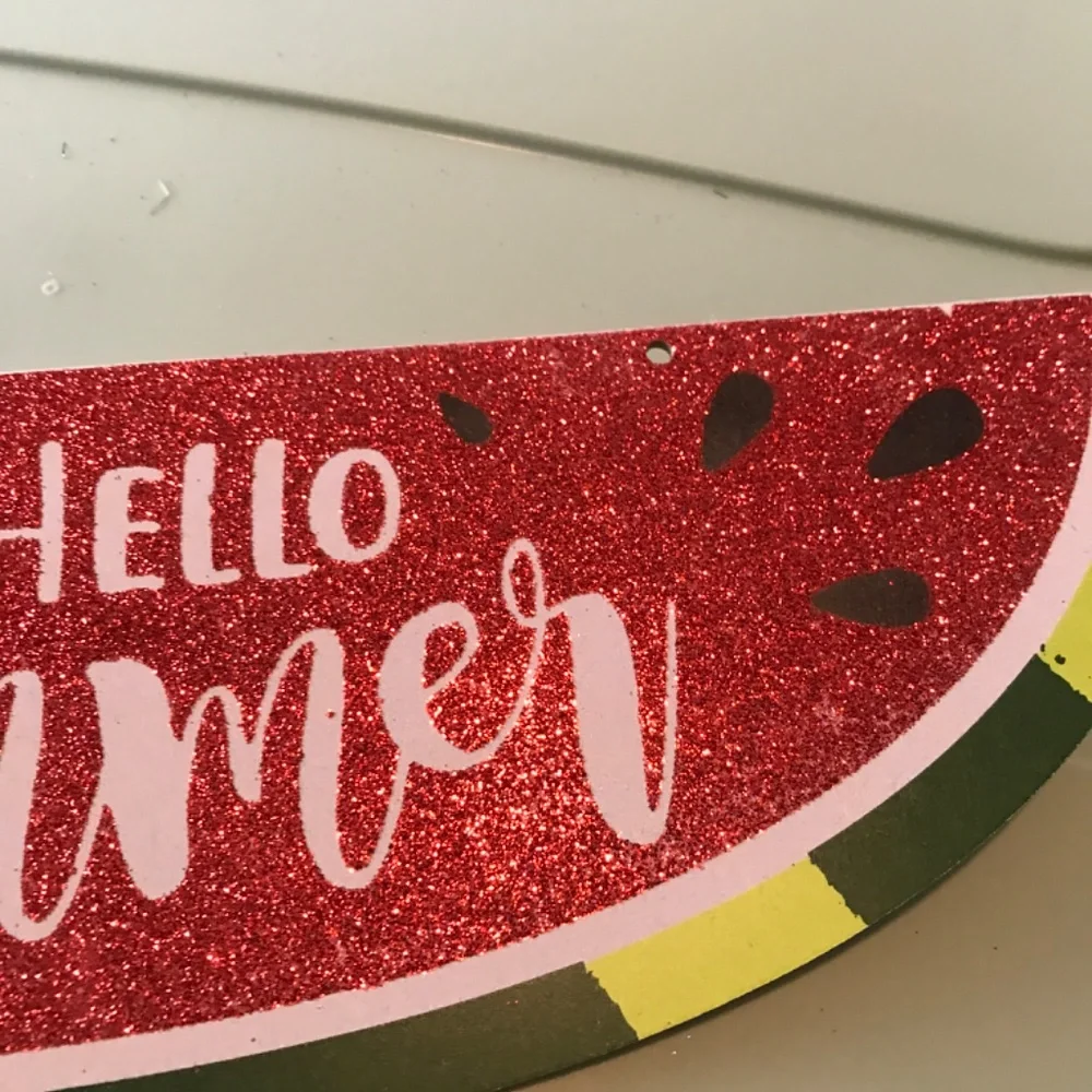 BOGO SALE Summer Sweet Watermelon Sign Hello Summer NWOT FINAL SALE ITEM